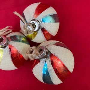 VTG Christmas Ornaments Qty 6